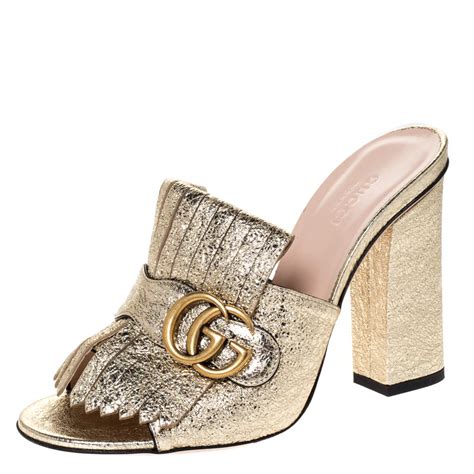 gucci muts|gucci gold mules.